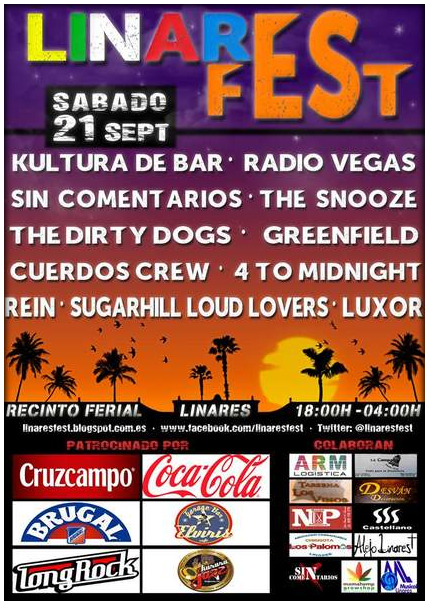 Linares Fest - 21 de septiembre de 2013 - Recinto Ferial.