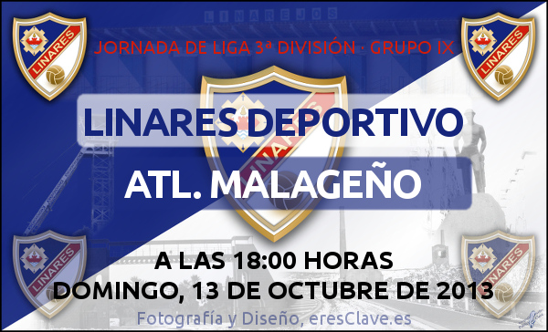 8ª Jornada de Liga · 3ª División Grupo IX · Linares Deportivo - Atlético Malagueño -13octubre2013