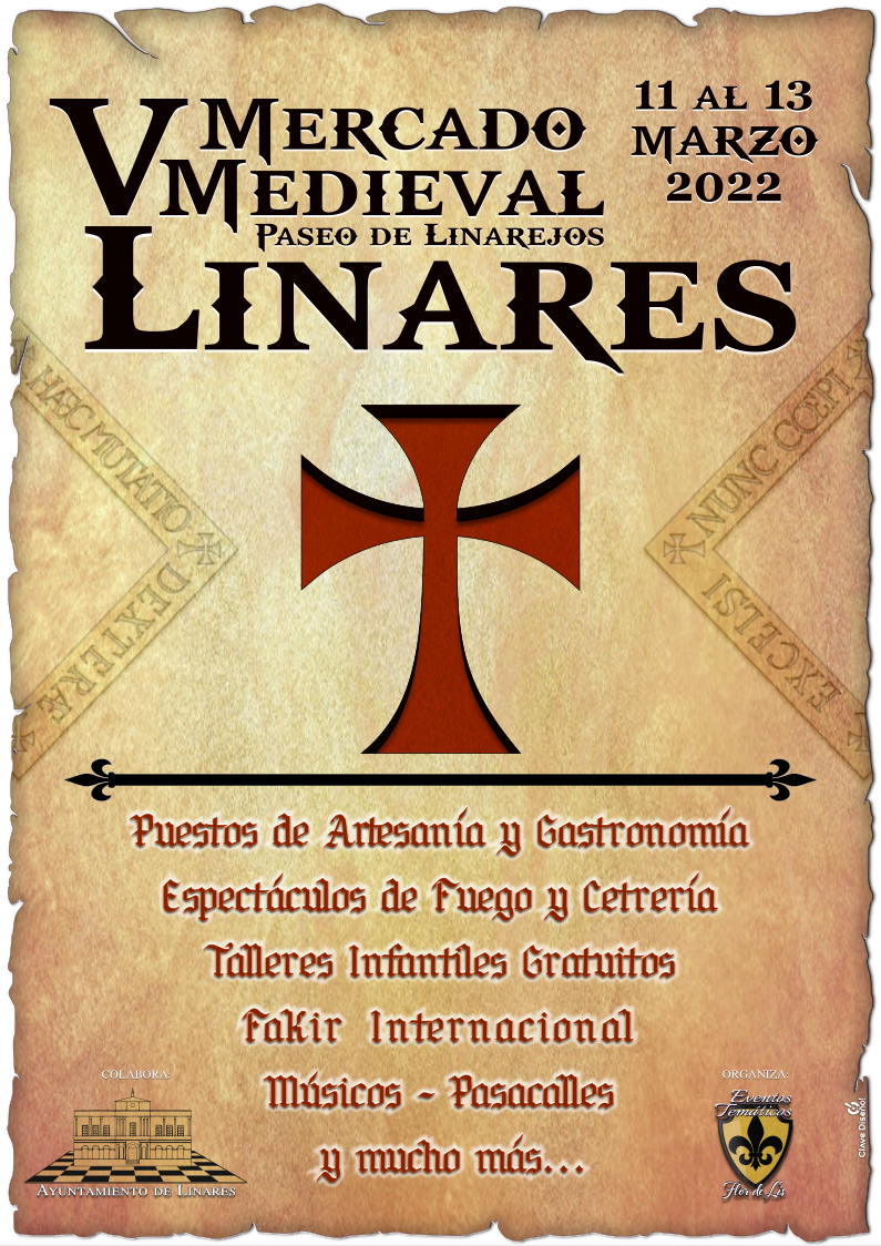Cartel anunciador del V Mercado Medieval de Linares