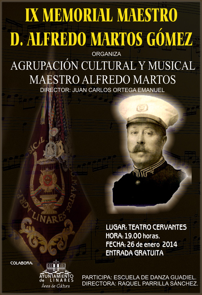 Cartel del IX Memorial Maestro D. Alfredo Martos Gómez