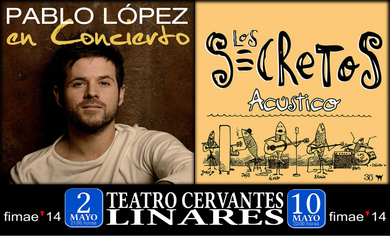 Pablo López y Los Secretos en el Teatro Cervantes de Linares