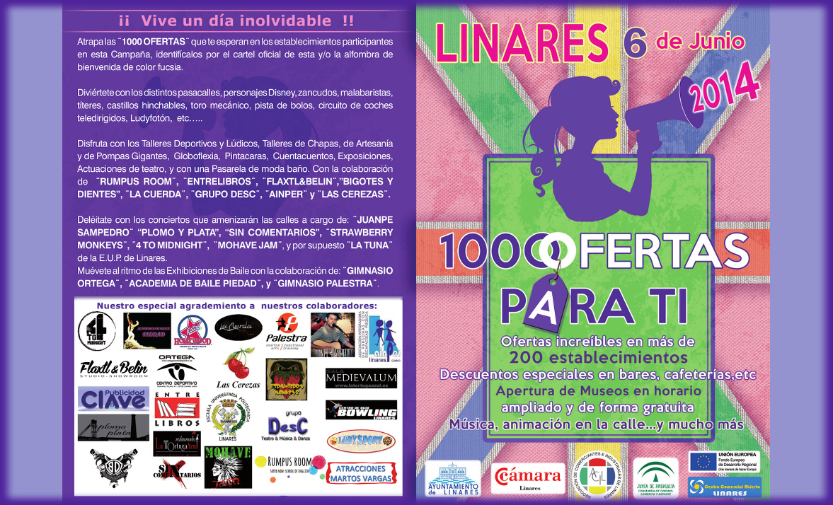 Promoción 1000 Ofertas de Primavera en Linares - 6 de junio de 2014