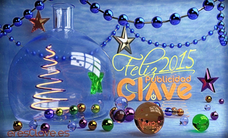 Publicidad Clave os desea feliz 2015 - eresClave diseño.